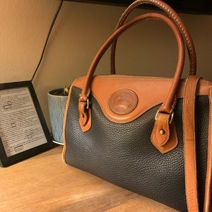 Vintage Dooney and Bourke Navy Crossbody and Handbag